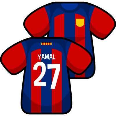 Barcelona 23/24, Yamal #27